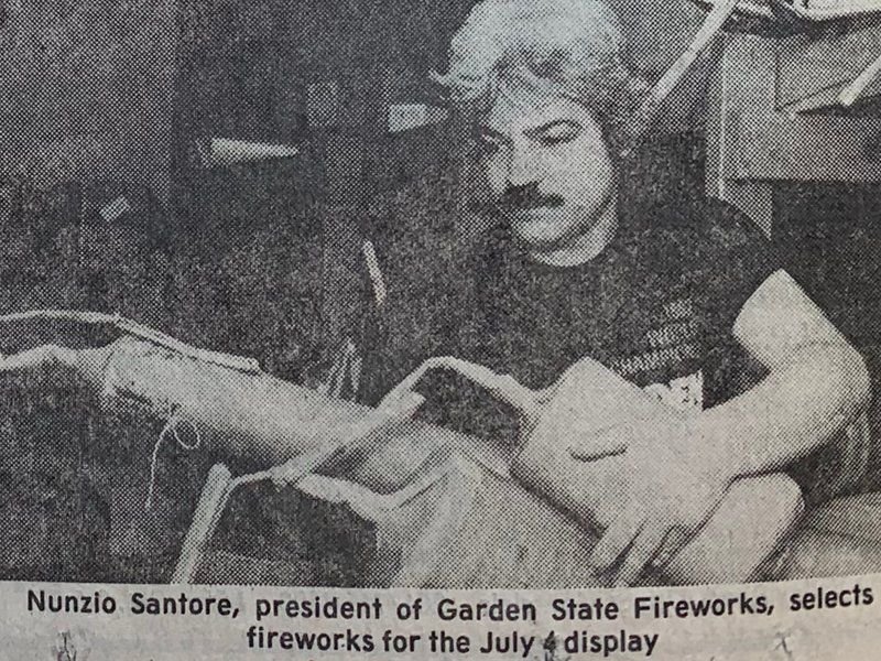 the history of garden state firework